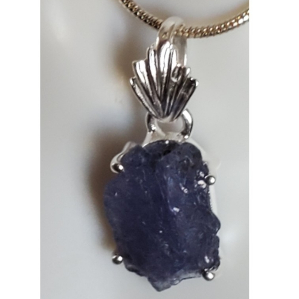 Genuine Natural Tanzanite Pendant Necklace